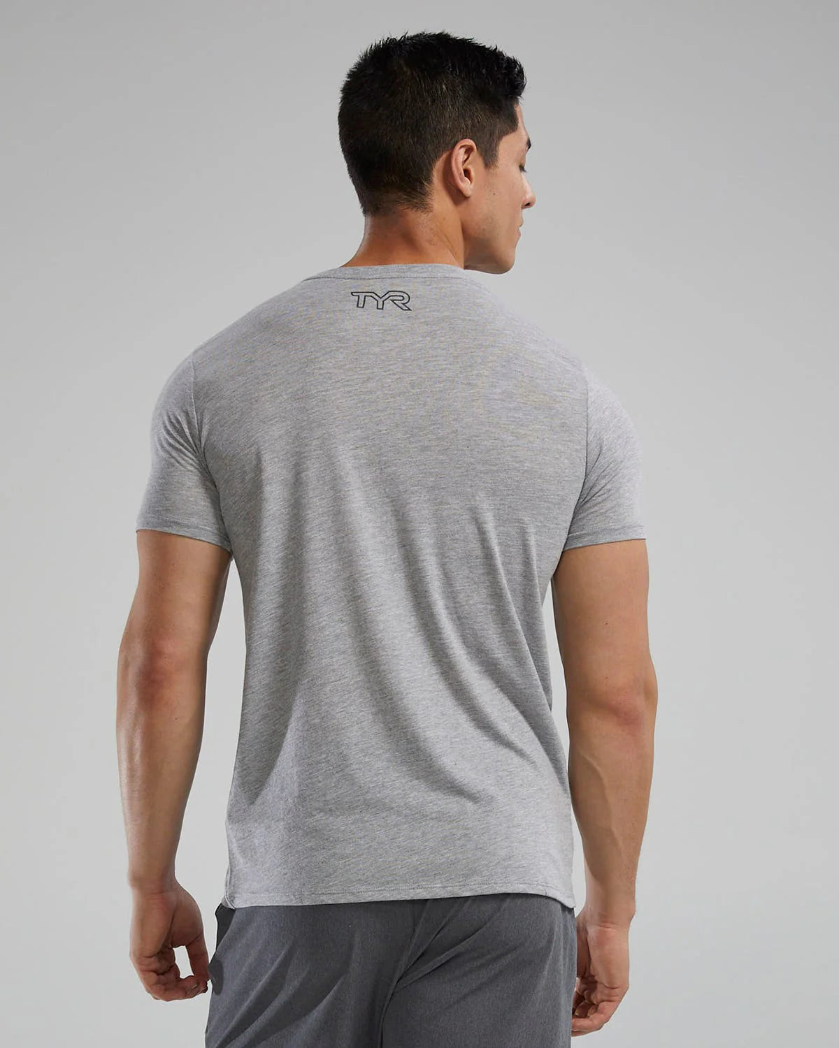 Unisex Lightweight Ultrasoft Tech Tee (Light Heather Grey)