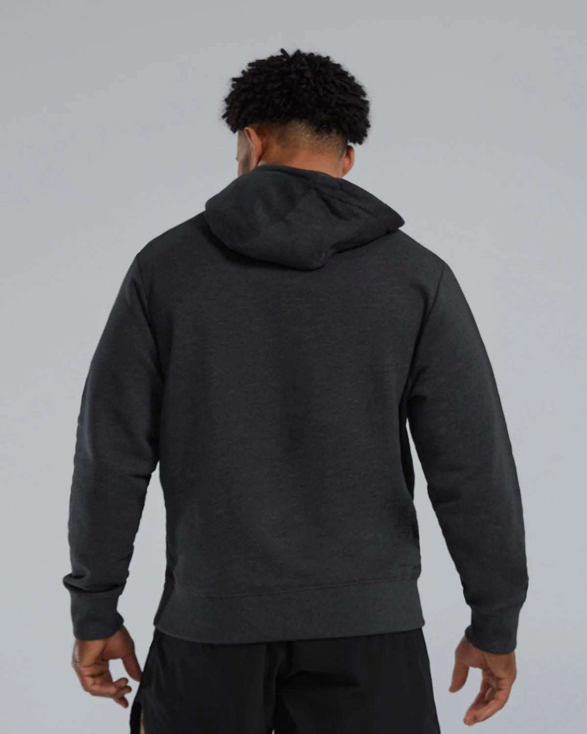 TYR UltraSoft Men's Big Logo Tech Hoodie - Charcoal Heather