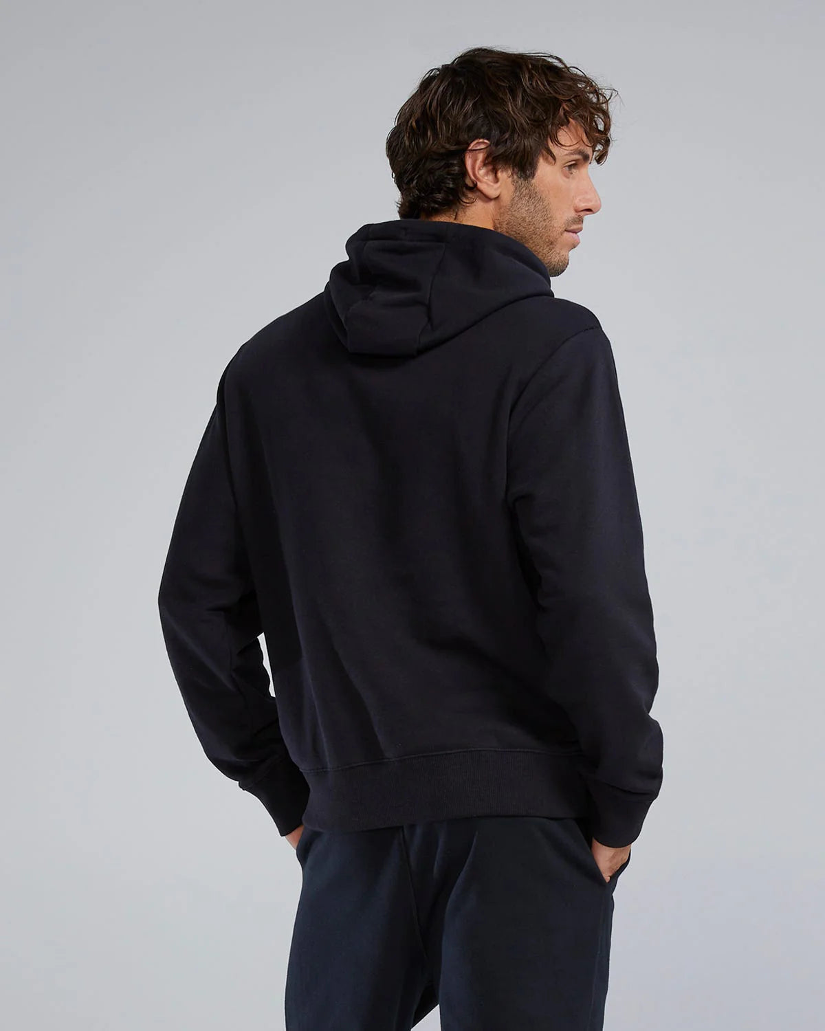 TYR UltraSoft Men's Midweight Fleece Hoodie - Black