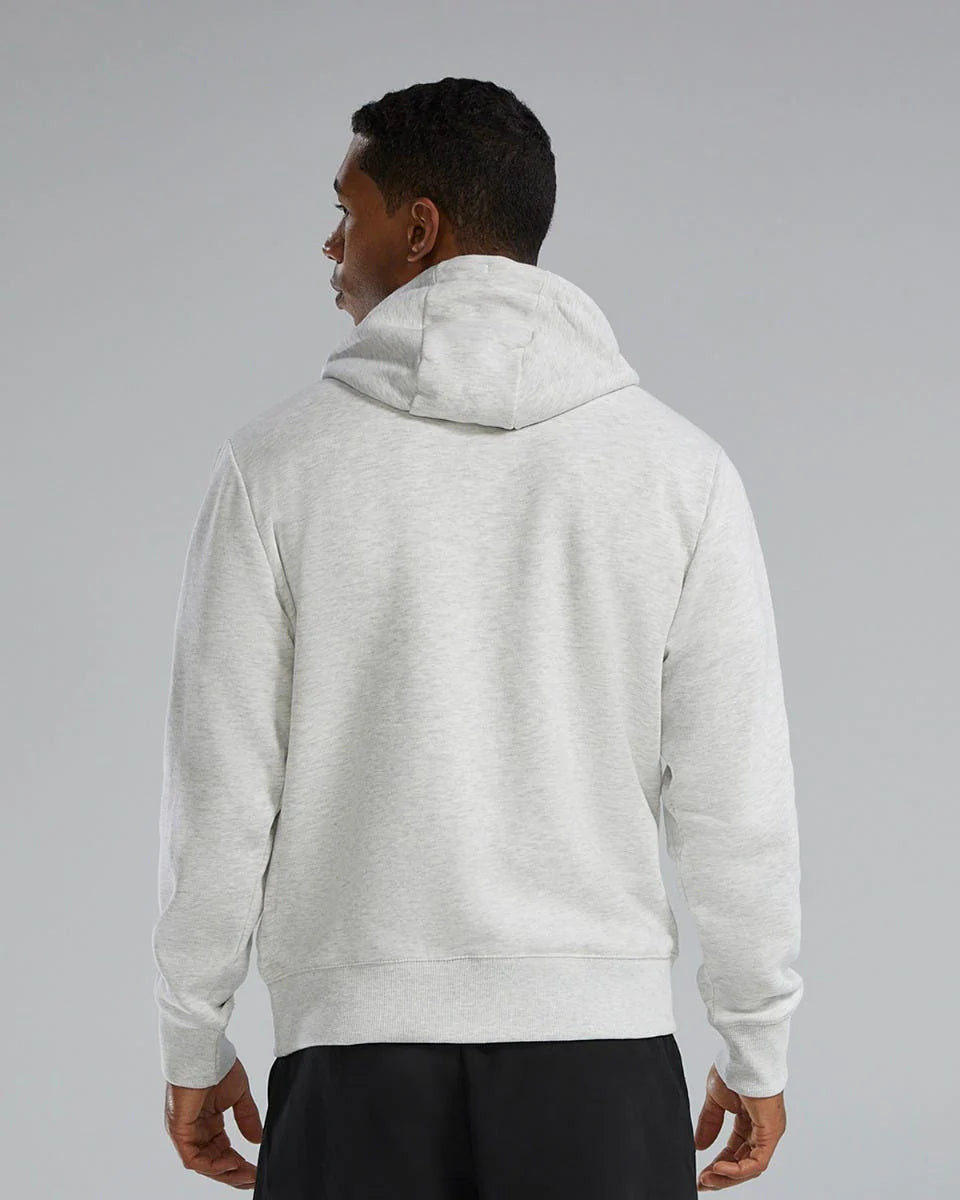 TYR UltraSoft Men's Midweight Fleece Hoodie - Ash Heather
