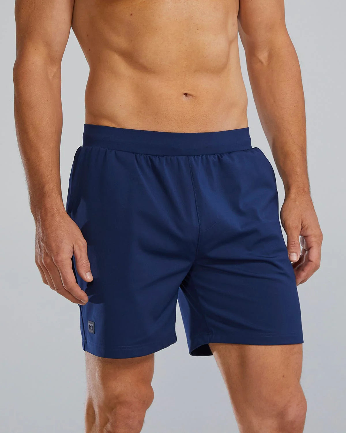 TYR Elevation Men's Tech Short 7" - Steel Blue