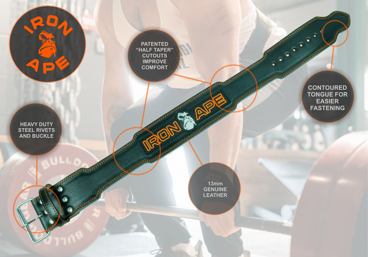 Half Taper Single Prong Belt