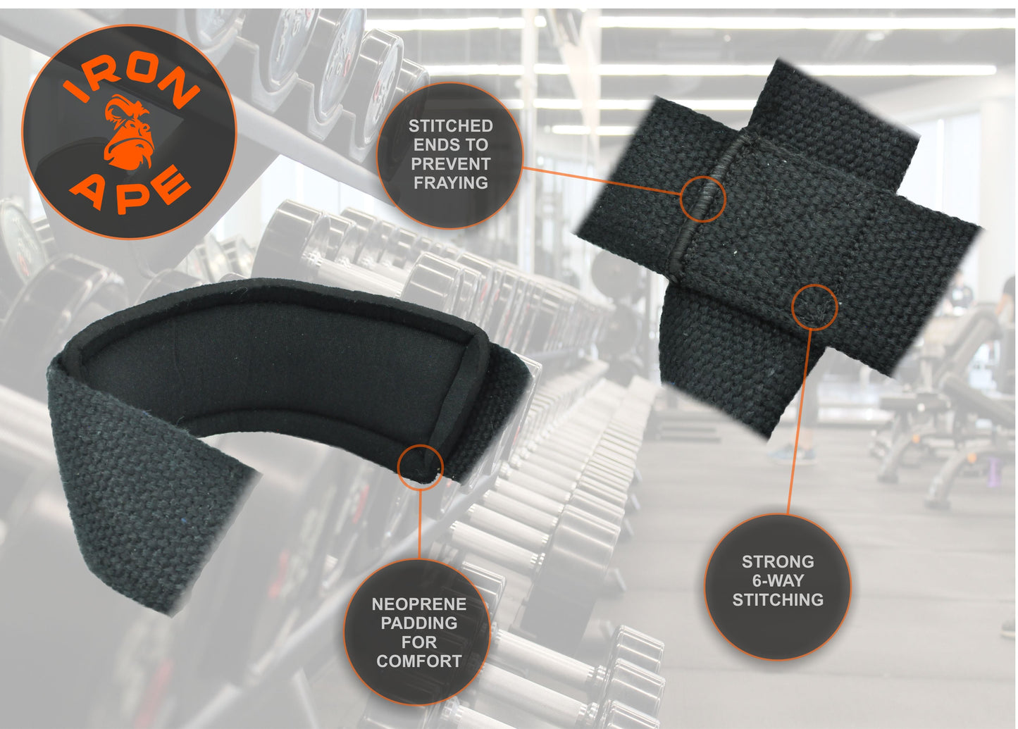 Light, Padded Figure 8 Straps