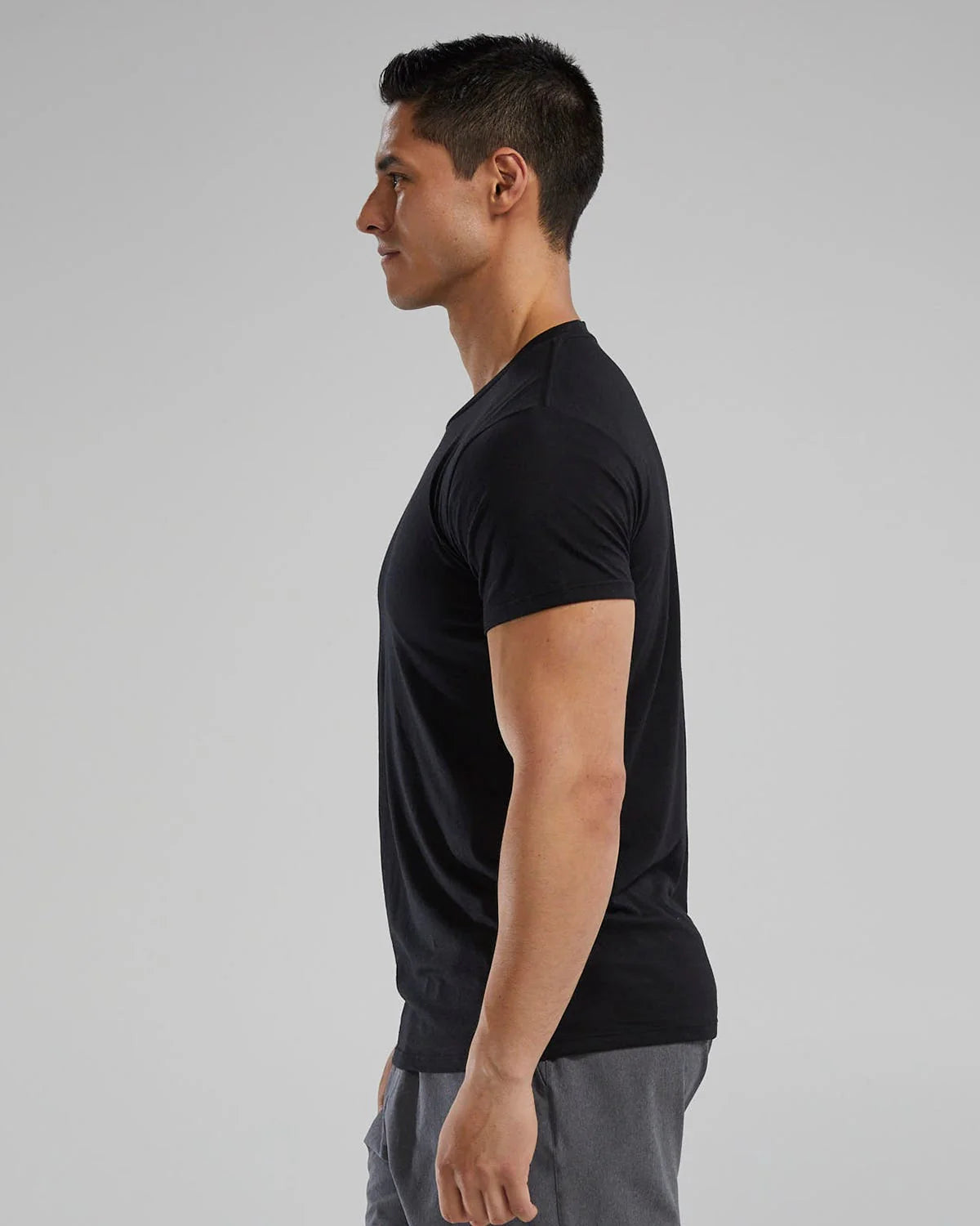 Unisex Lightweight Ultrasoft Tech Tee (Black)