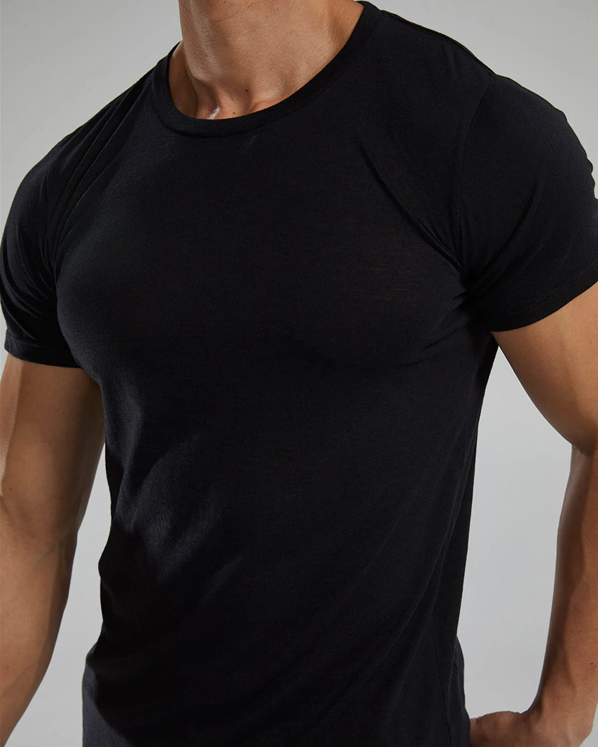 Unisex Lightweight Ultrasoft Tech Tee (Black)