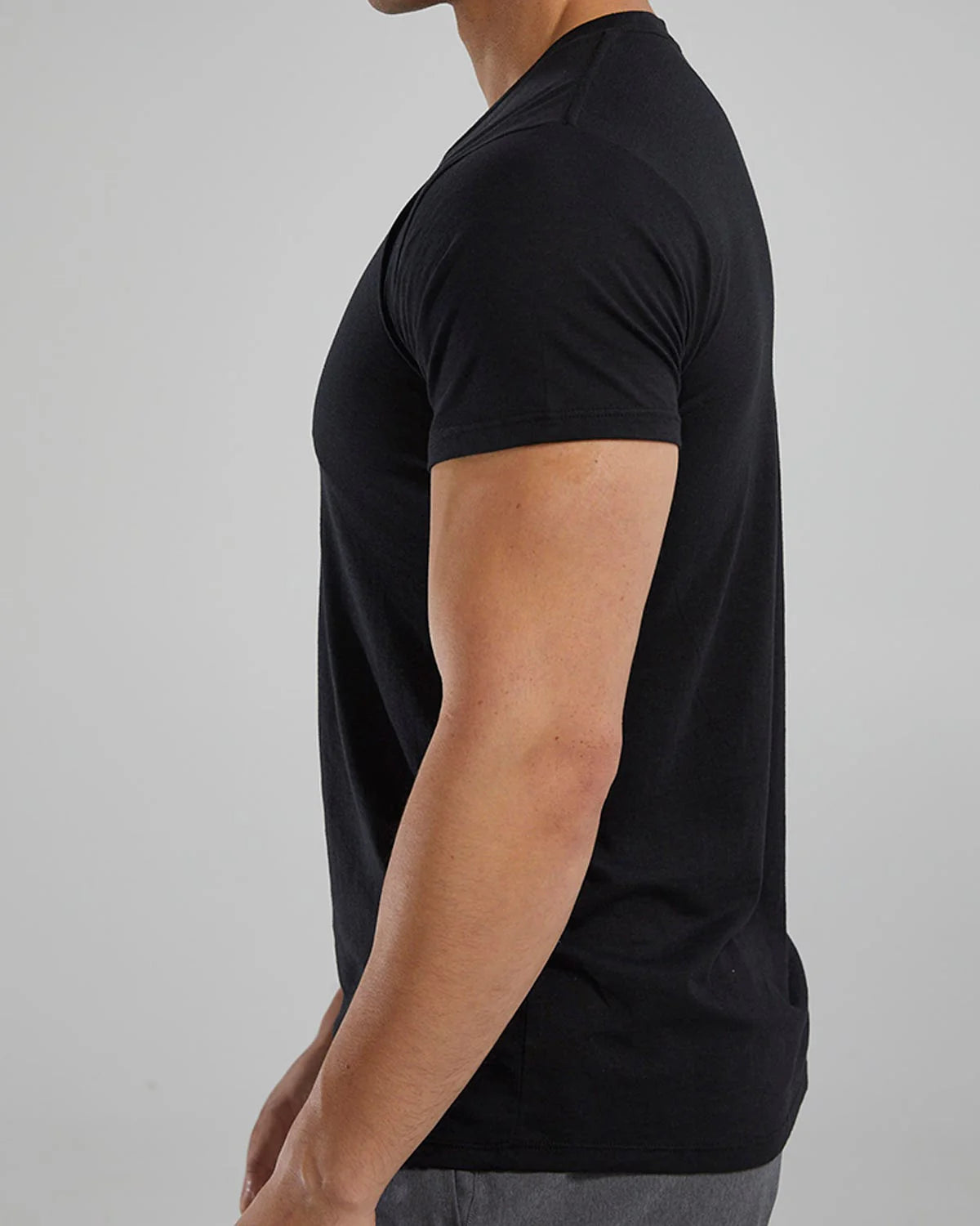 Unisex Lightweight Ultrasoft Tech Tee (Black)