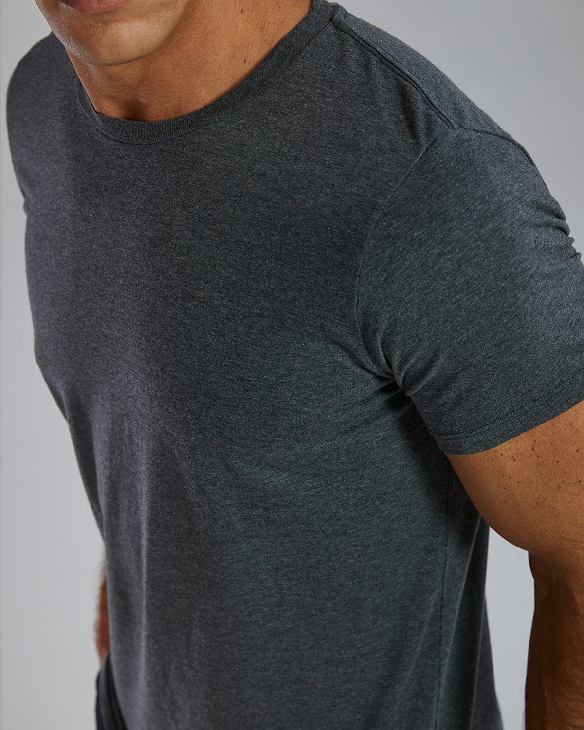 Unisex Lightweight Ultrasoft Tech Tee (Charcoal Heather)