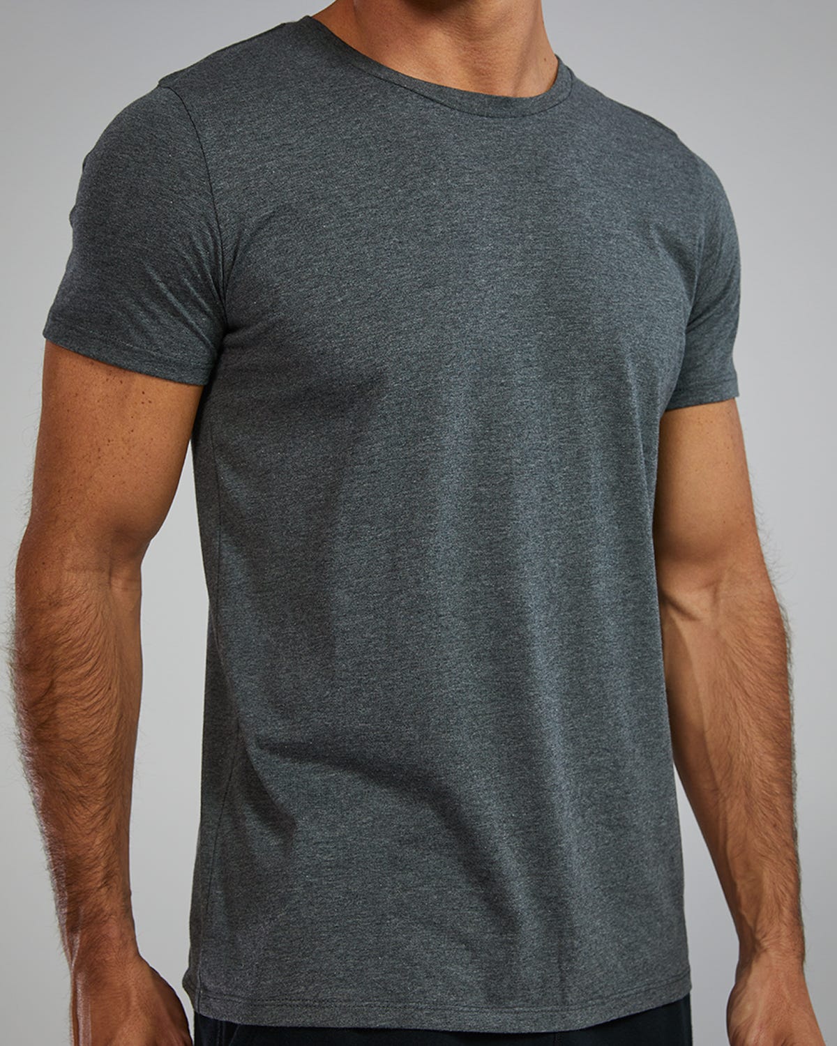 Unisex Lightweight Ultrasoft Tech Tee (Charcoal Heather)