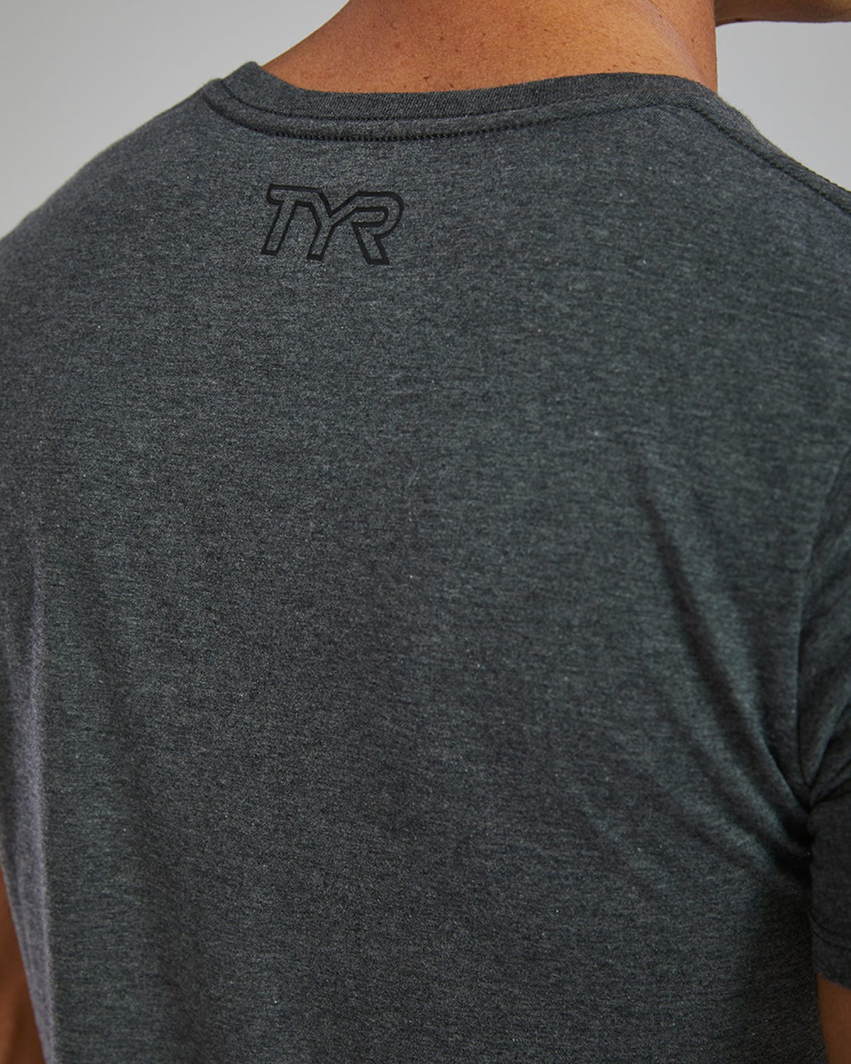 Unisex Lightweight Ultrasoft Tech Tee (Charcoal Heather)