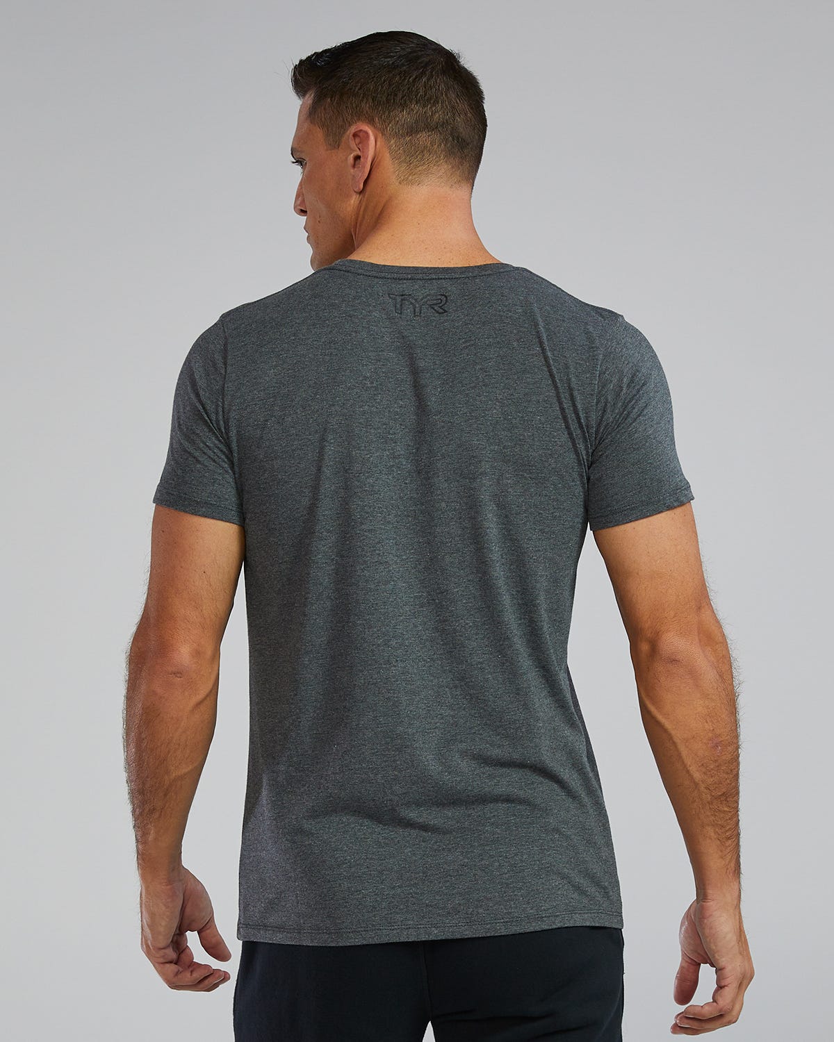 Unisex Lightweight Ultrasoft Tech Tee (Charcoal Heather)