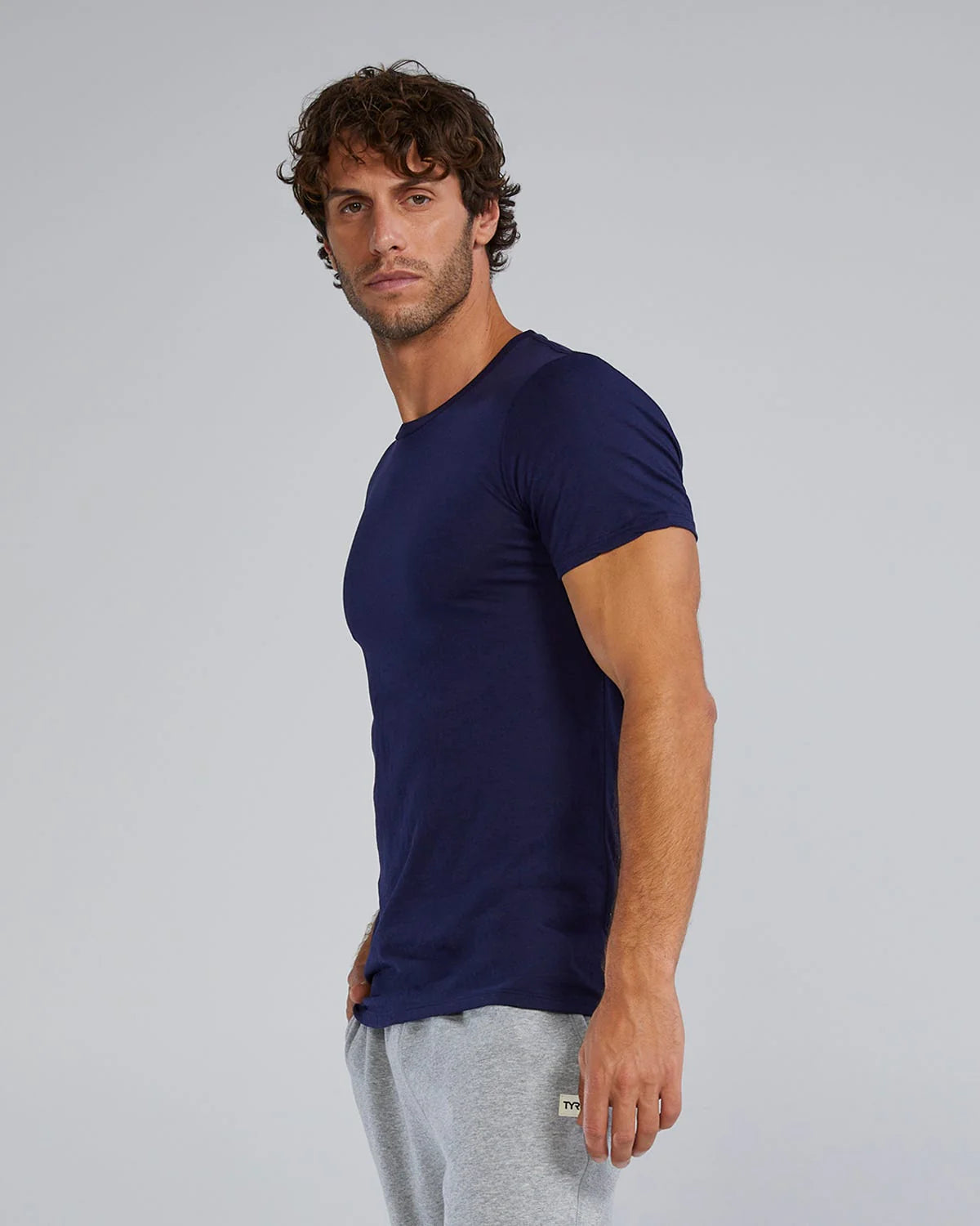 Unisex Lightweight Ultrasoft Tech Tee (Navy)
