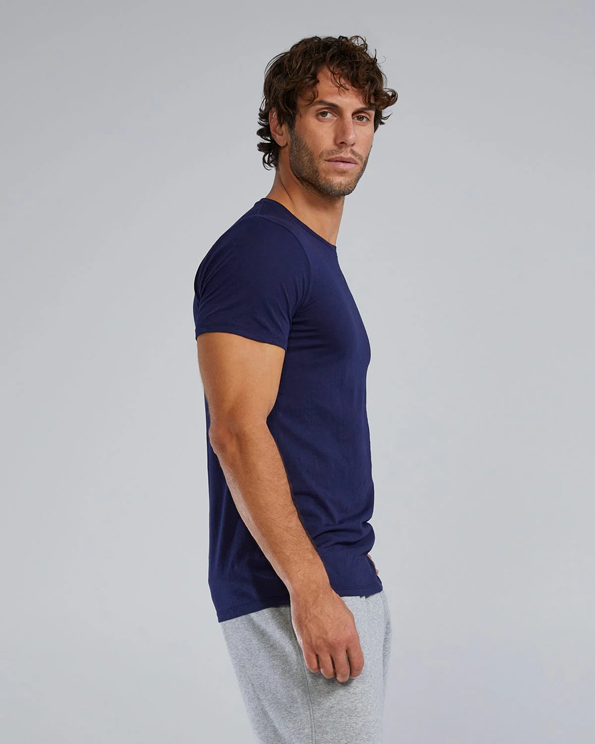 Unisex Lightweight Ultrasoft Tech Tee (Navy)
