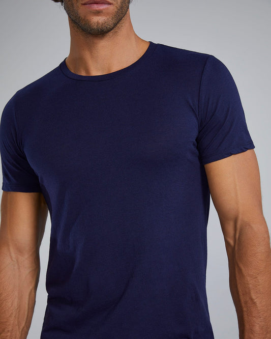 TYR Unisex Lightweight Ultrasoft Tech Tee (Navy)