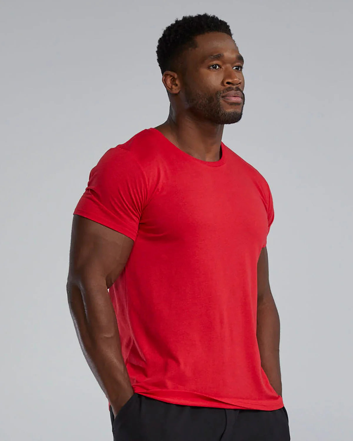 Unisex Lightweight Ultrasoft Tech Tee (Red)
