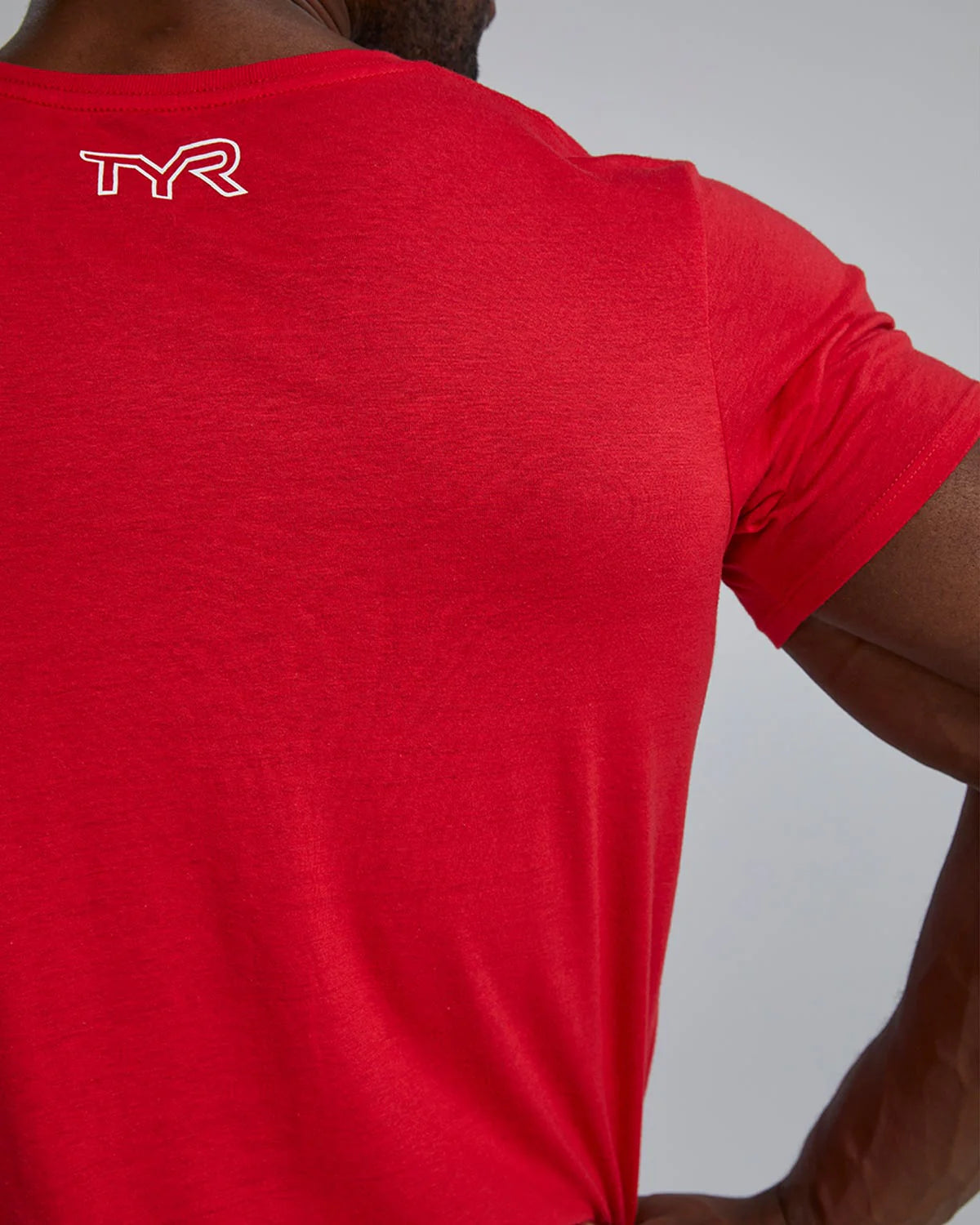 Unisex Lightweight Ultrasoft Tech Tee (Red)