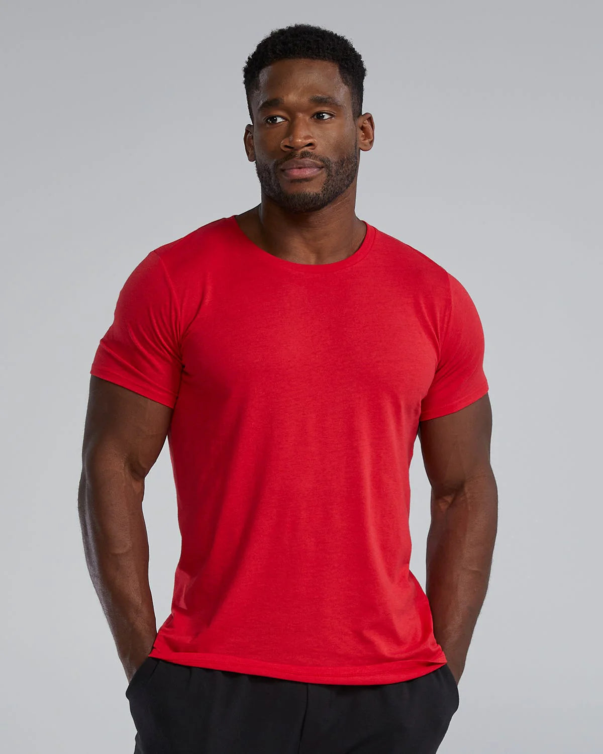 Unisex Lightweight Ultrasoft Tech Tee (Red)