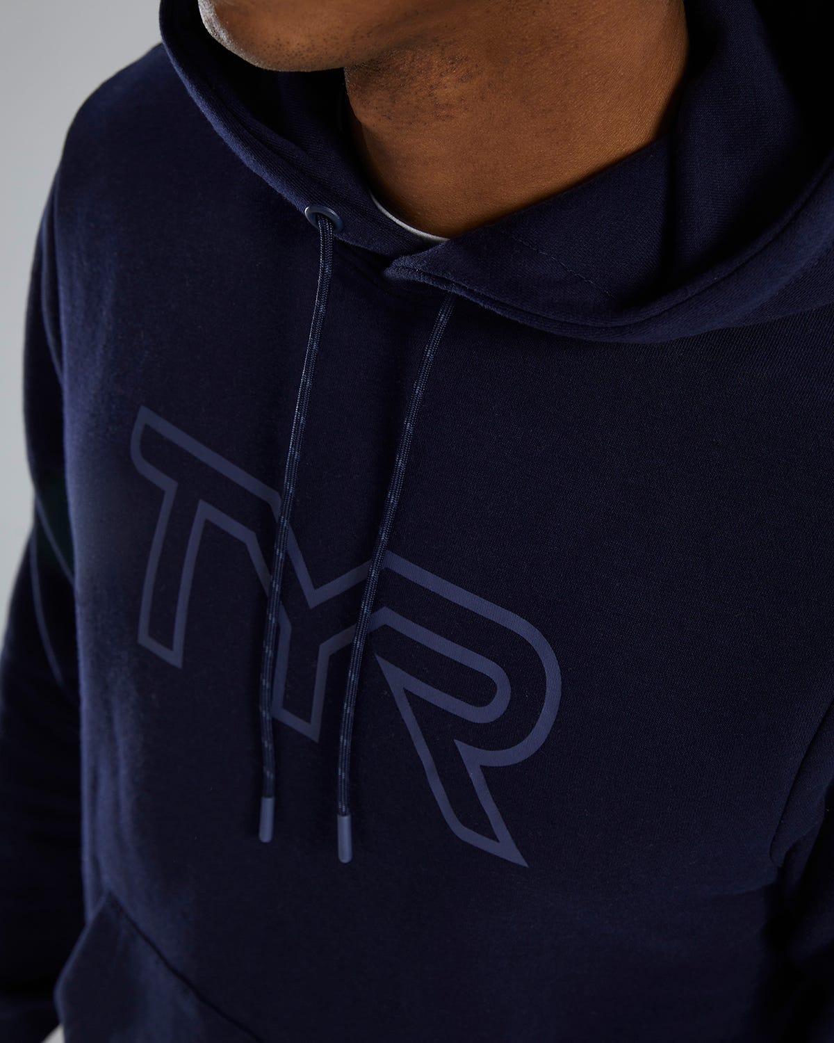 TYR UltraSoft Men's Big Logo Tech Hoodie - Navy