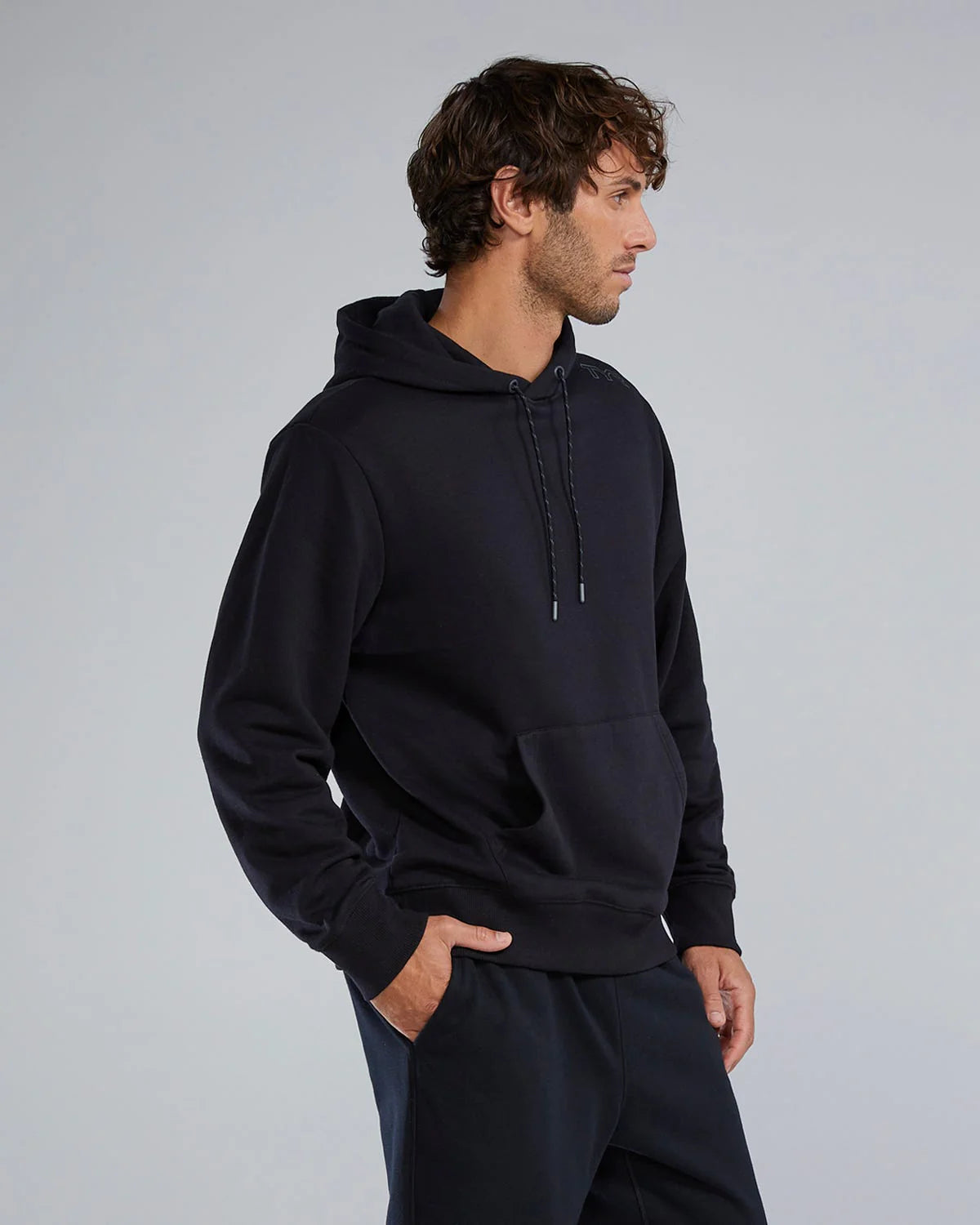 TYR UltraSoft Men's Midweight Fleece Hoodie - Black