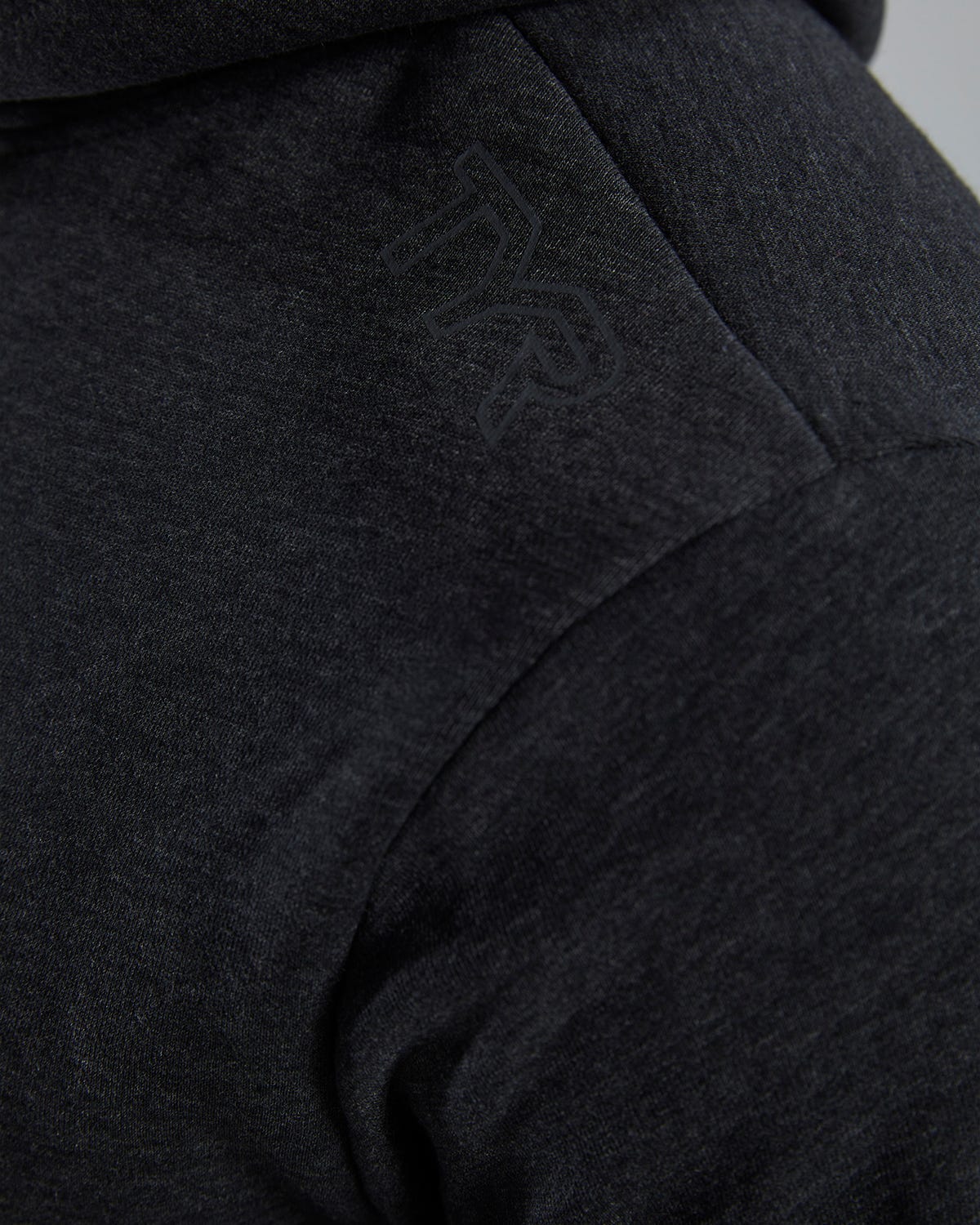 TYR UltraSoft Men's Midweight Fleece Hoodie - Charcoal Heather