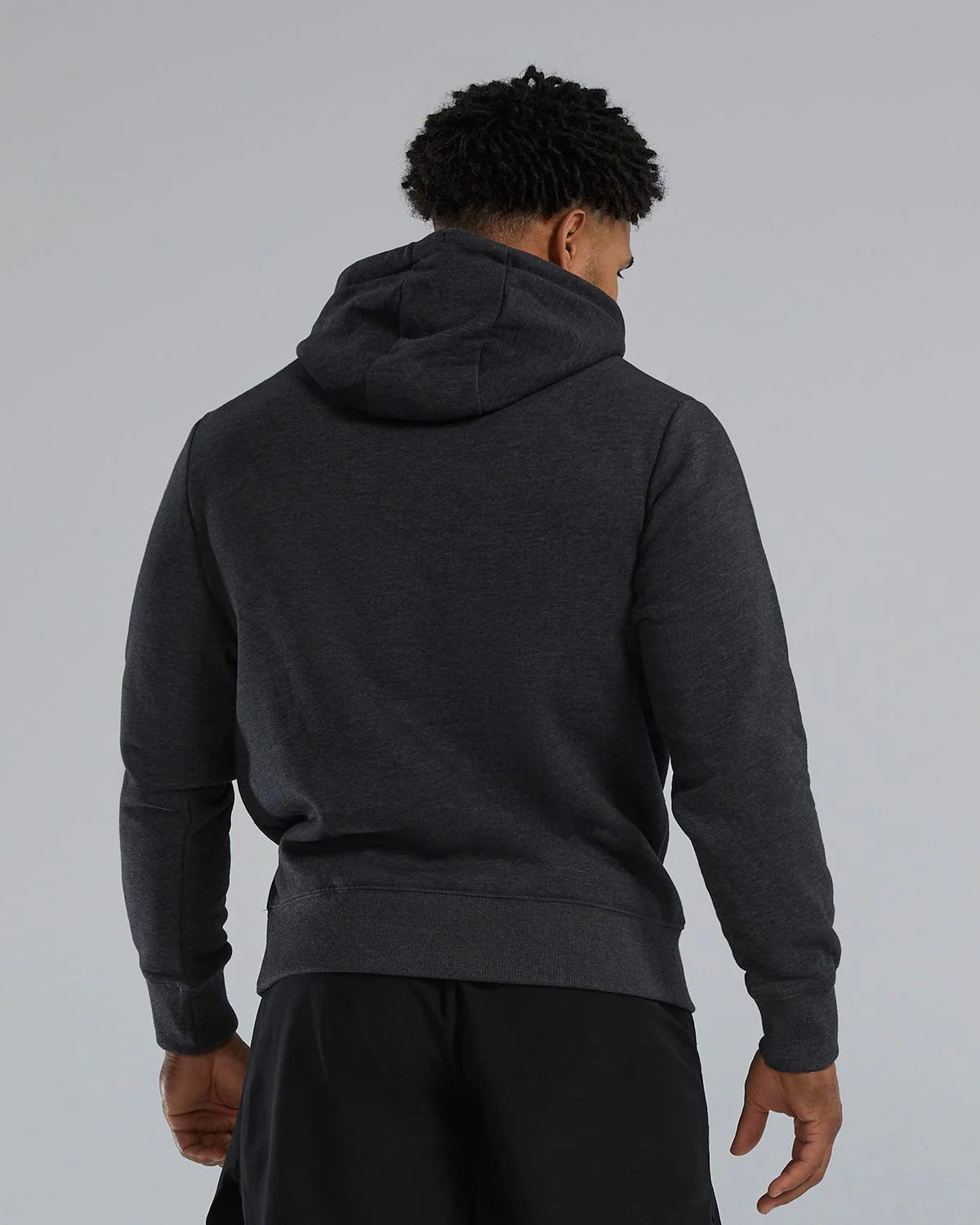 TYR UltraSoft Men's Midweight Fleece Hoodie - Charcoal Heather