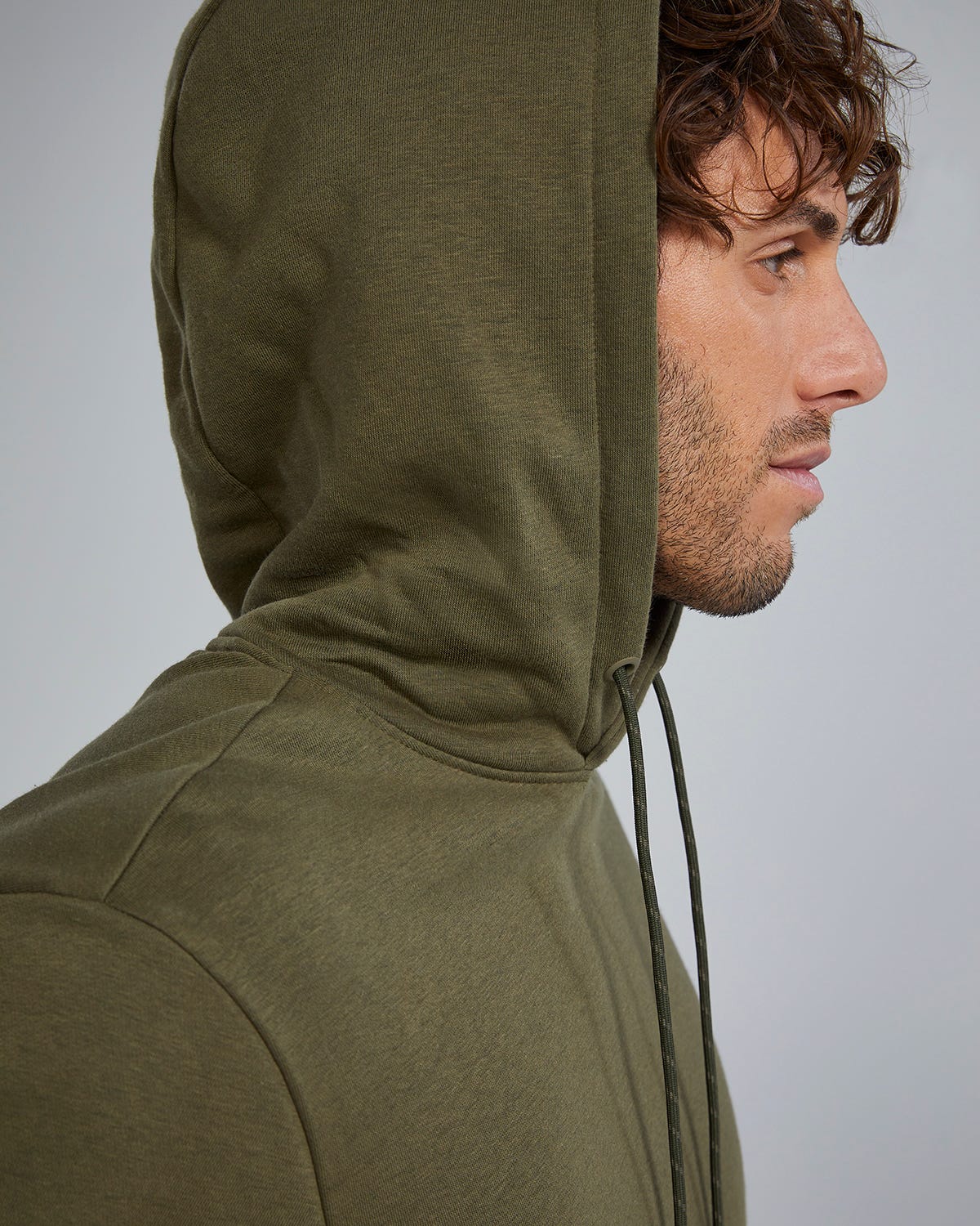 TYR UltraSoft Men's Midweight Fleece Hoodie - Olive Night