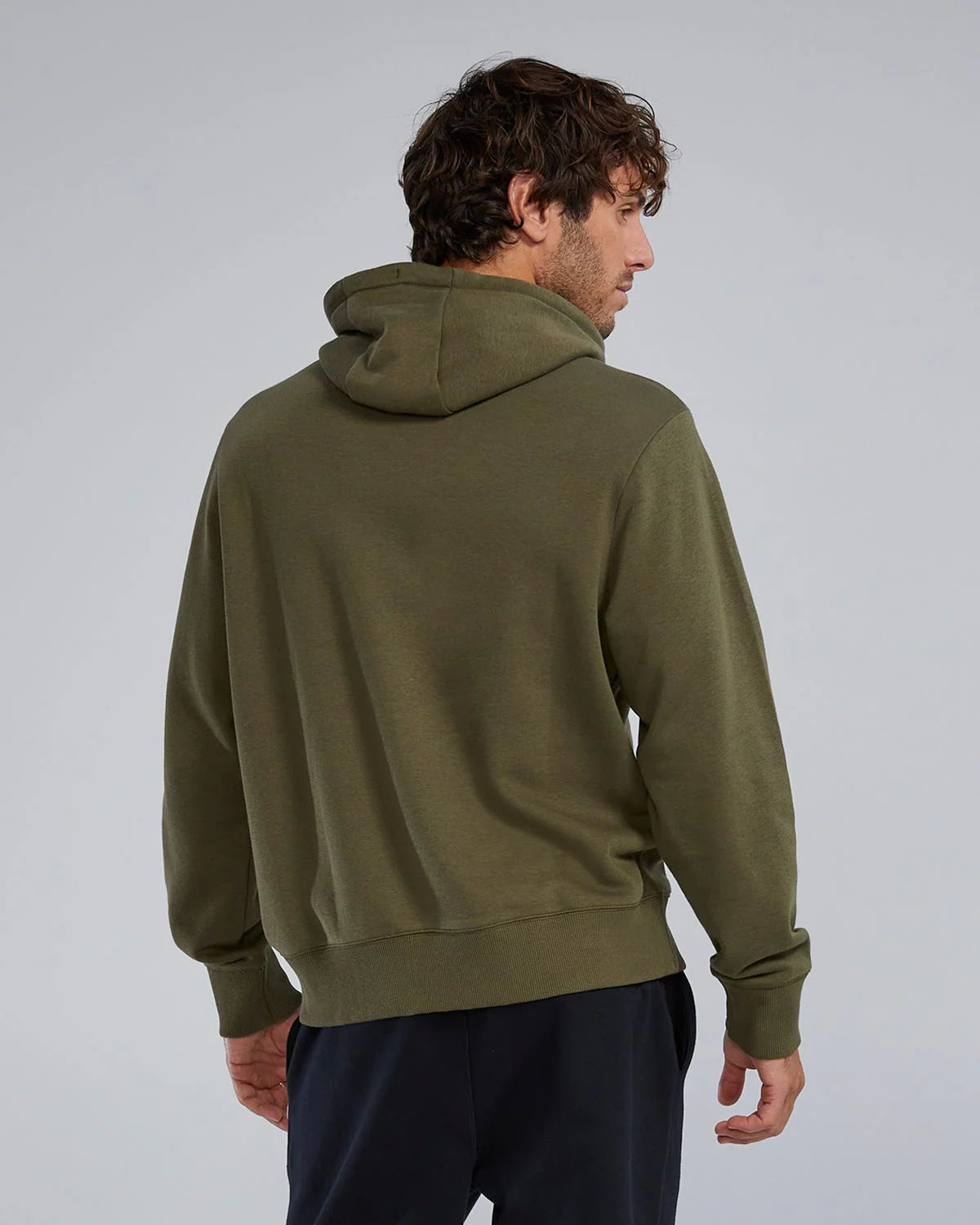 TYR UltraSoft Men's Midweight Fleece Hoodie - Olive Night