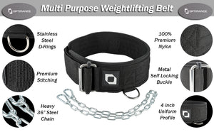 OPTIMANCE Multi-Purpose Weight Lifting Belt
