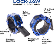 Lock-Jaw Flex Metal Collars with Magnet -2”/50mm Olympic Barbell Collar