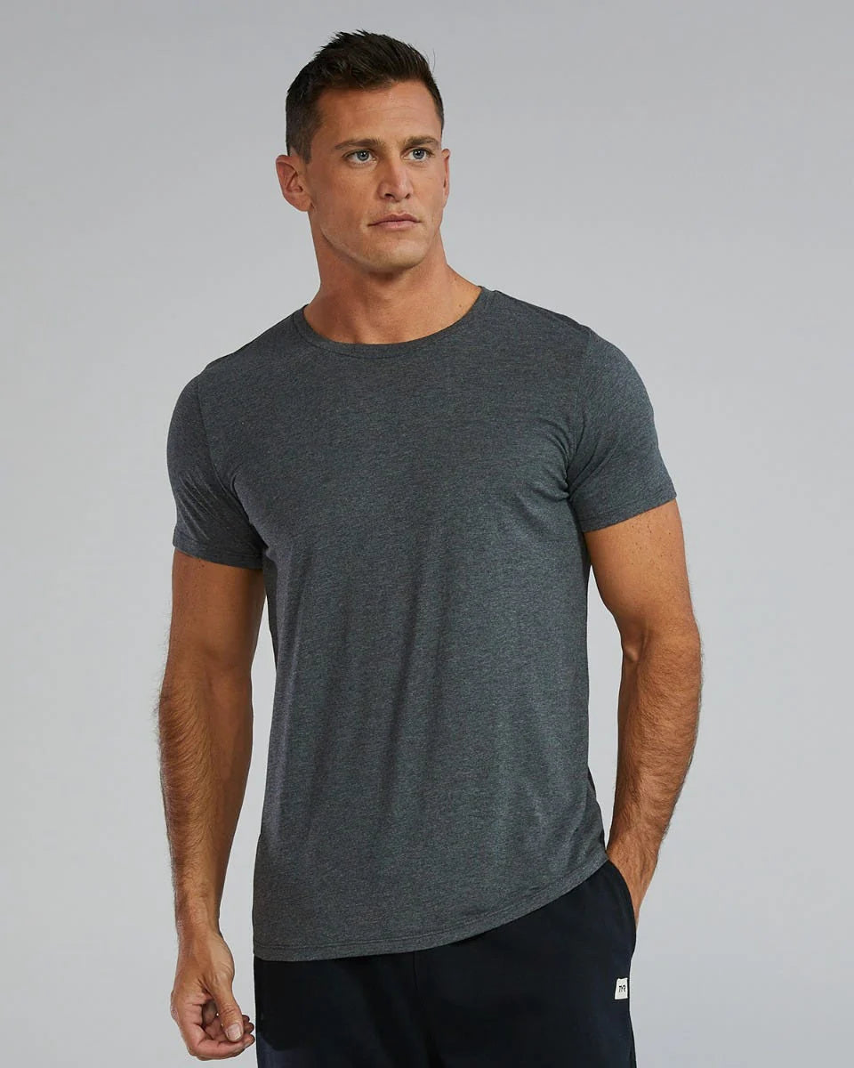 Unisex Lightweight Ultrasoft Tech Tee (Charcoal Heather)