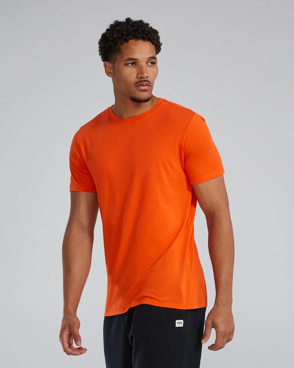Unisex Lightweight Ultrasoft Tech Tee (Orange)