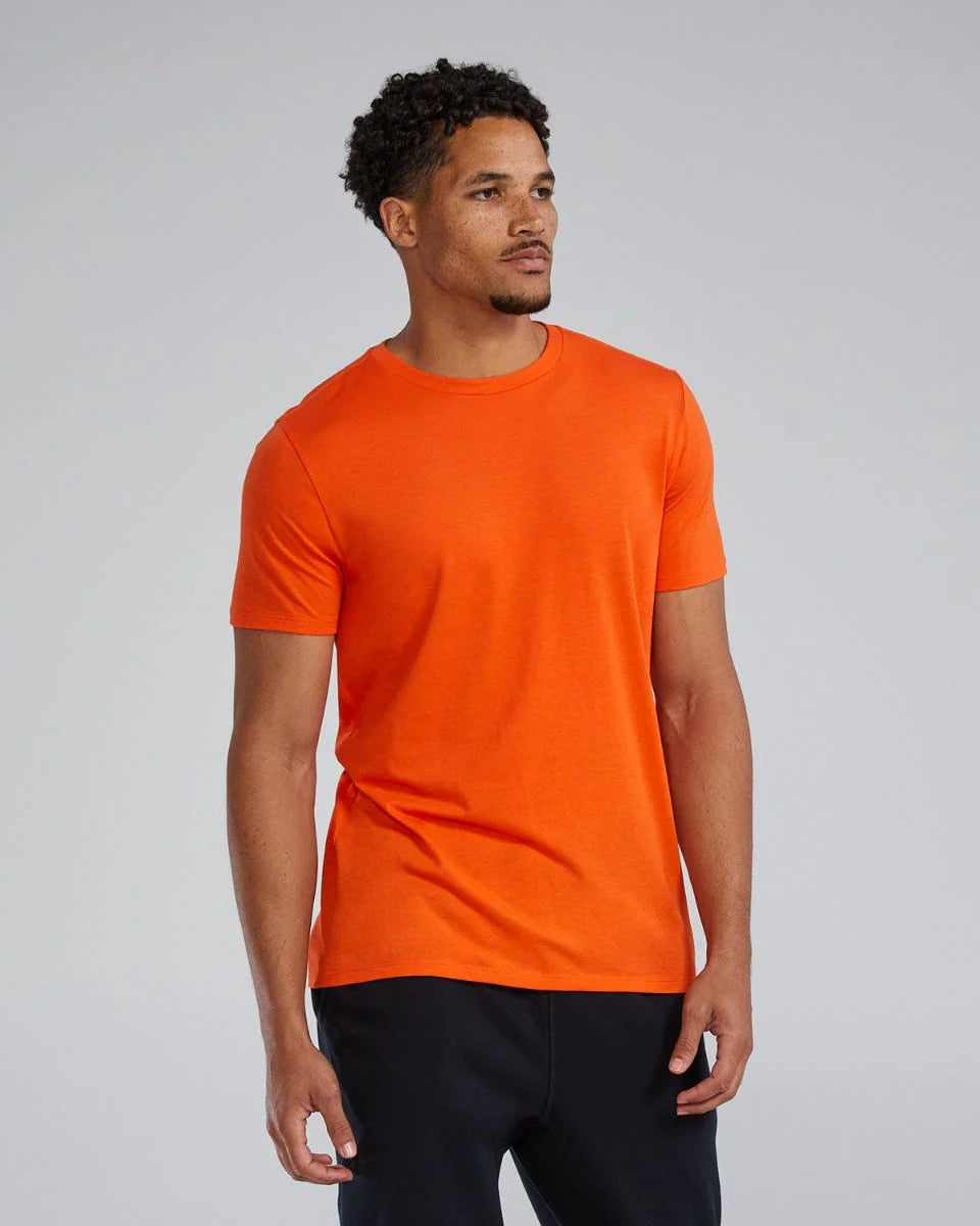 Unisex Lightweight Ultrasoft Tech Tee (Orange)