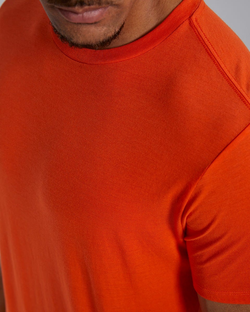 Unisex Lightweight Ultrasoft Tech Tee (Orange)