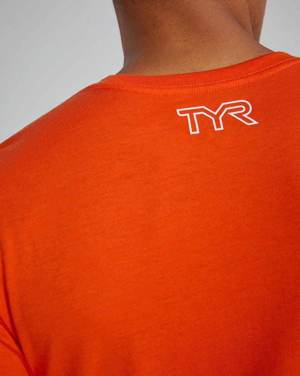 Unisex Lightweight Ultrasoft Tech Tee (Orange)