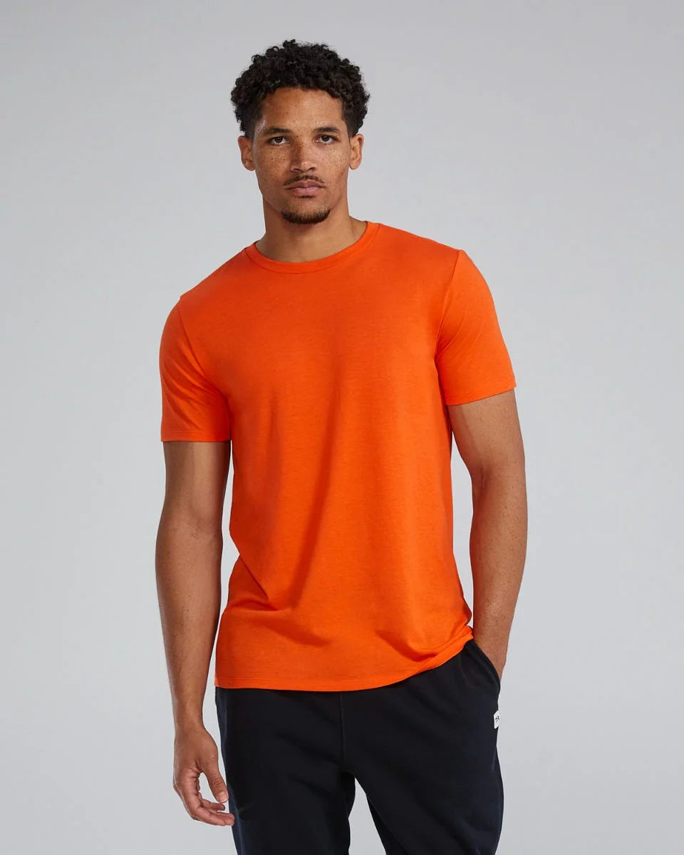 Unisex Lightweight Ultrasoft Tech Tee (Orange)