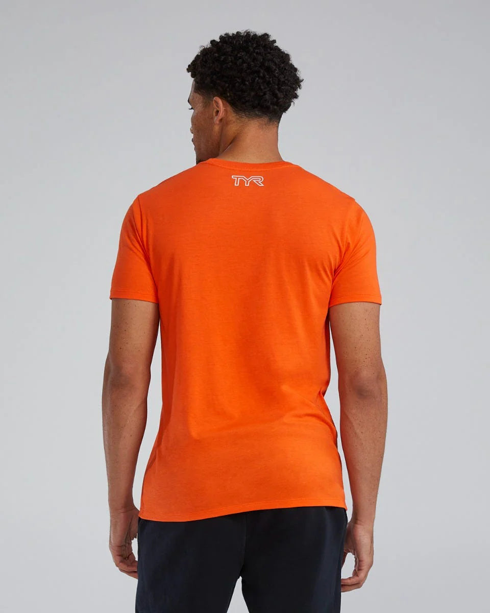 Unisex Lightweight Ultrasoft Tech Tee (Orange)