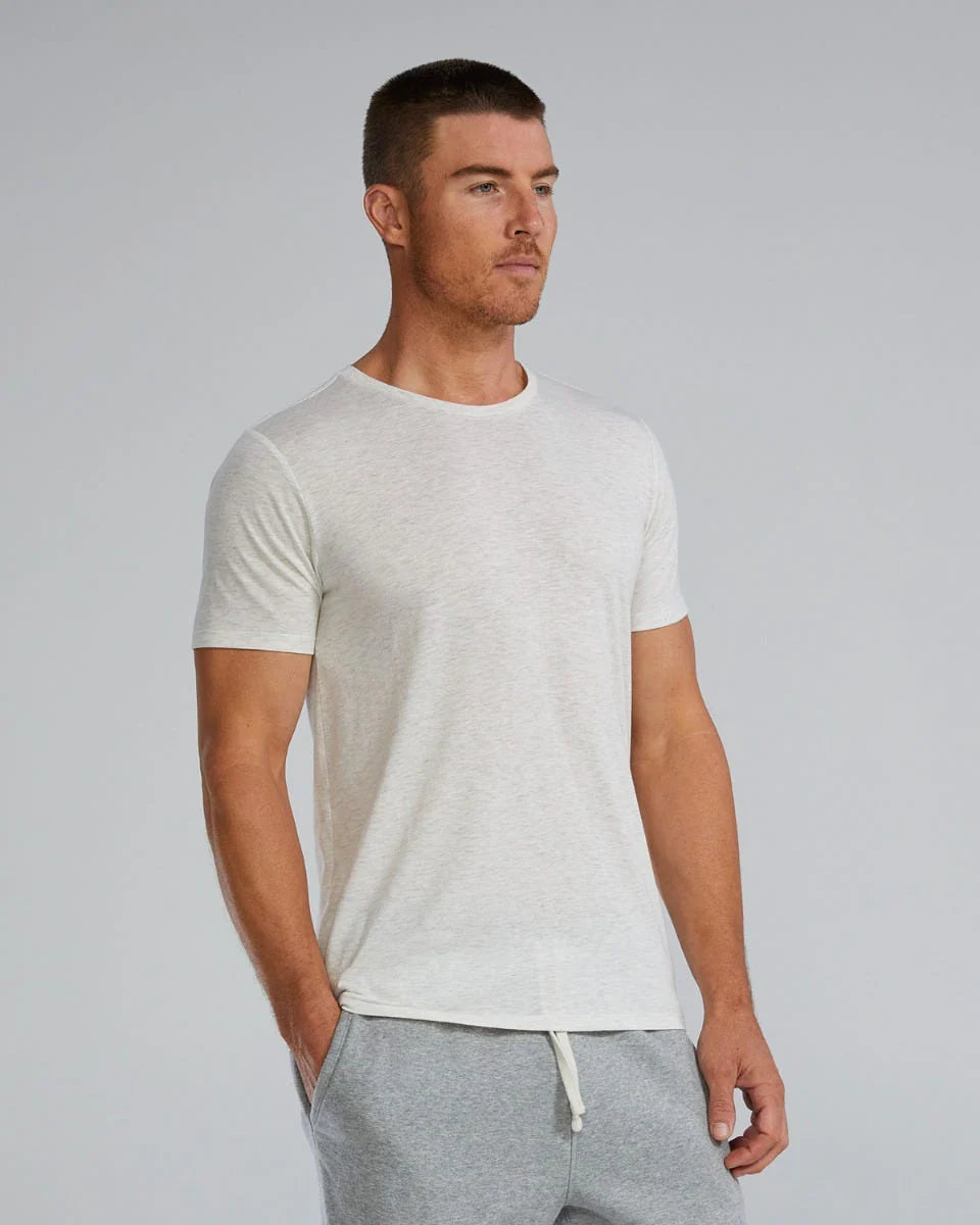 Unisex Lightweight Ultrasoft Tech Tee (Ash Heather)