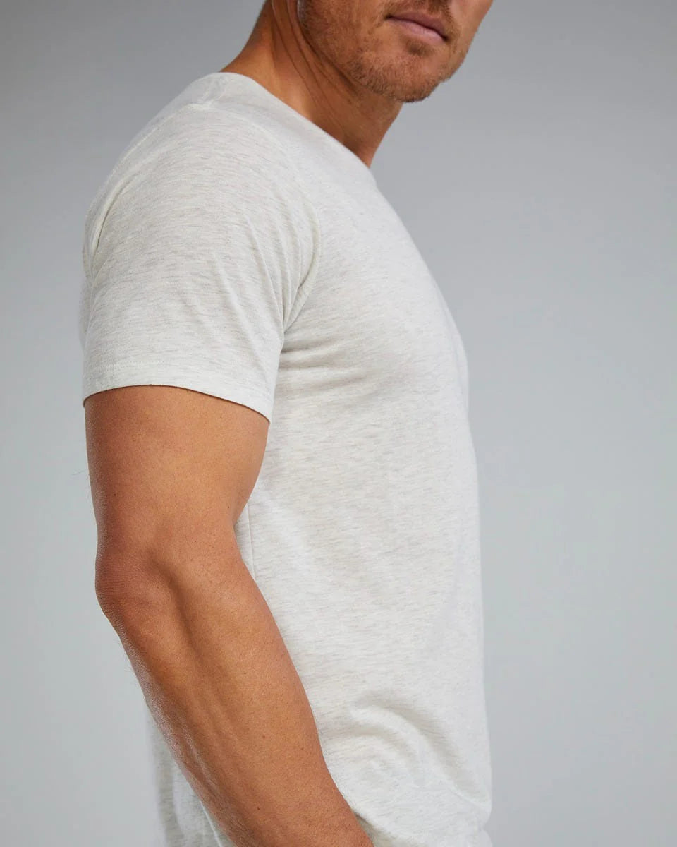 Unisex Lightweight Ultrasoft Tech Tee (Ash Heather)