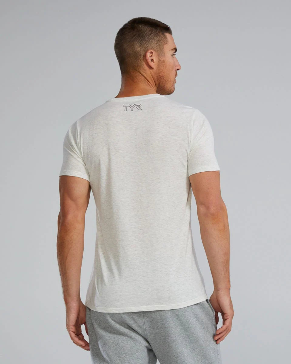Unisex Lightweight Ultrasoft Tech Tee (Ash Heather)