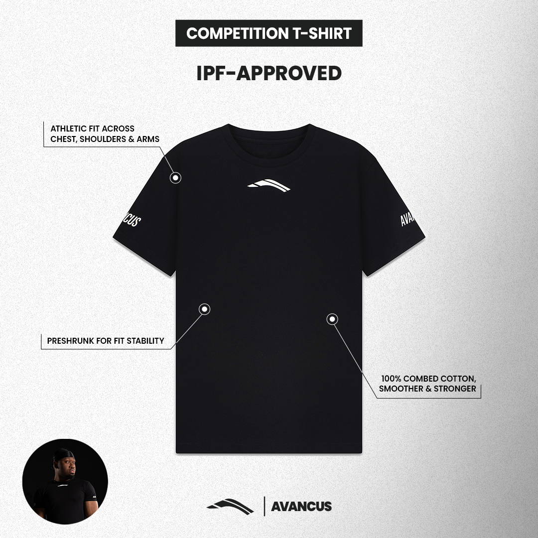 AVANCUS - Men’s Competition T-Shirt (IPF Approved)