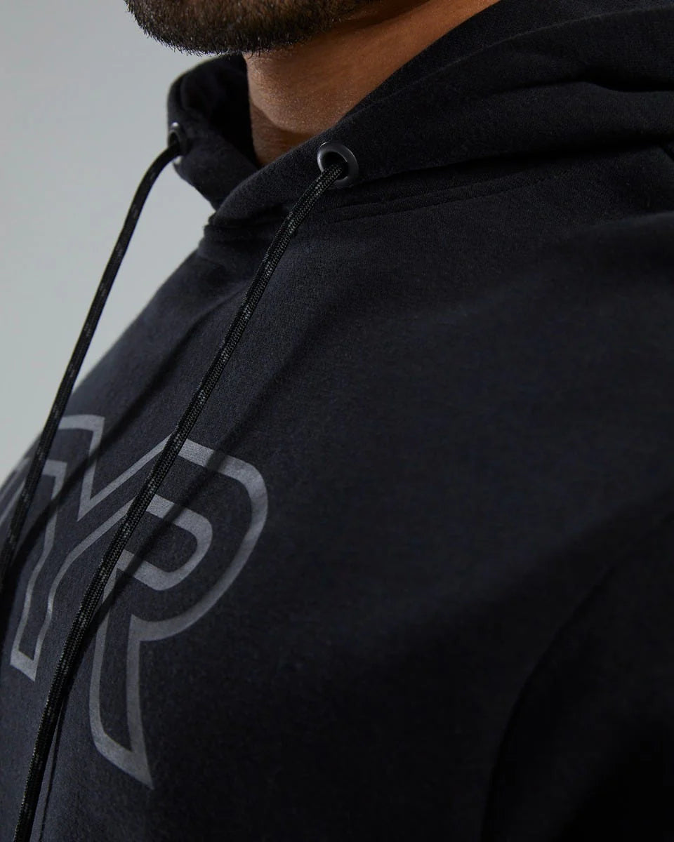 TYR UltraSoft Men's Big Logo Tech Hoodie - Black