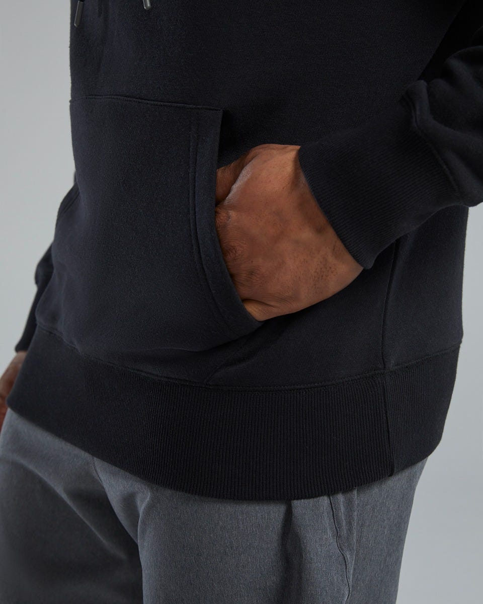 TYR UltraSoft Men's Big Logo Tech Hoodie - Black