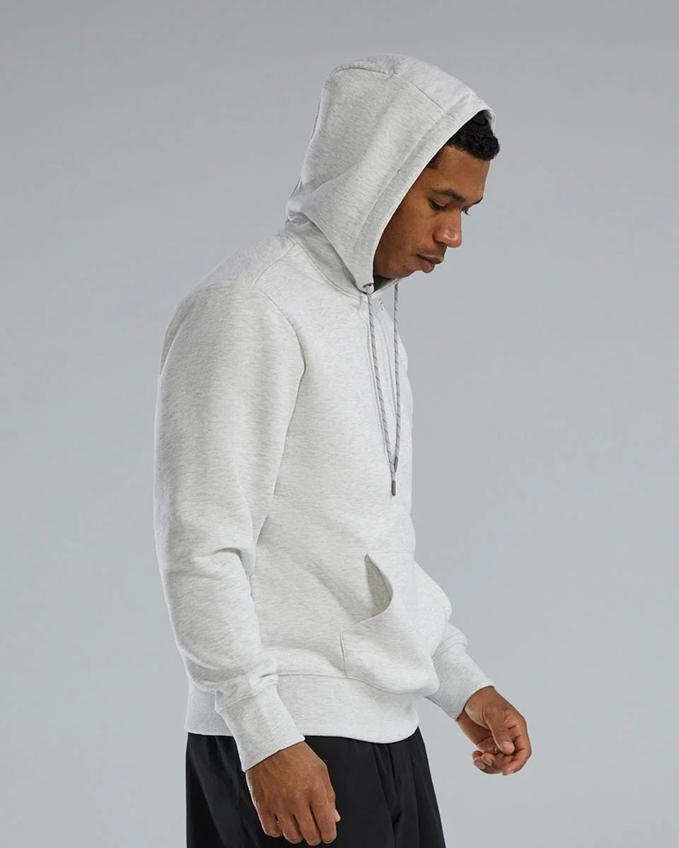 TYR UltraSoft Men's Midweight Fleece Hoodie - Ash Heather