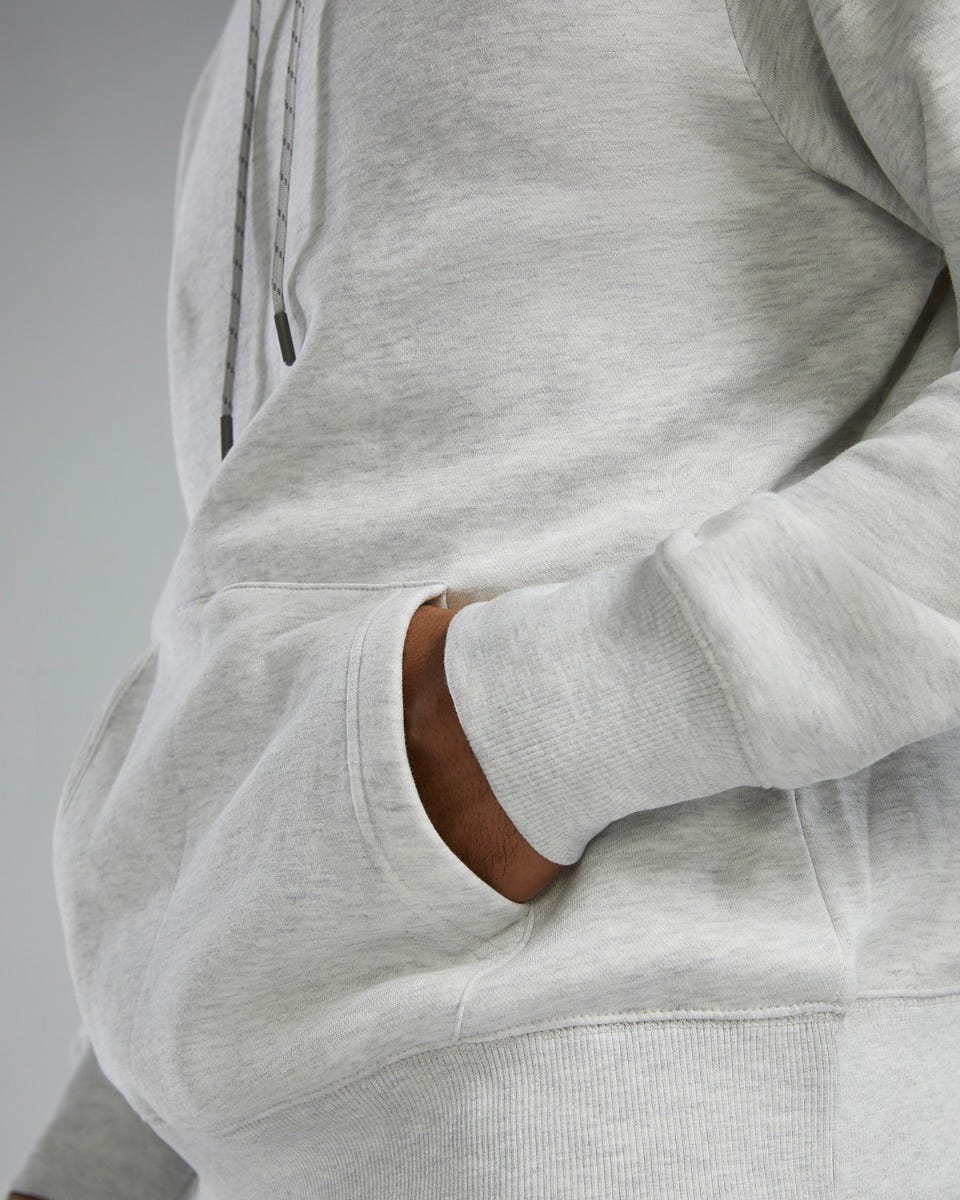 TYR UltraSoft Men's Midweight Fleece Hoodie - Ash Heather