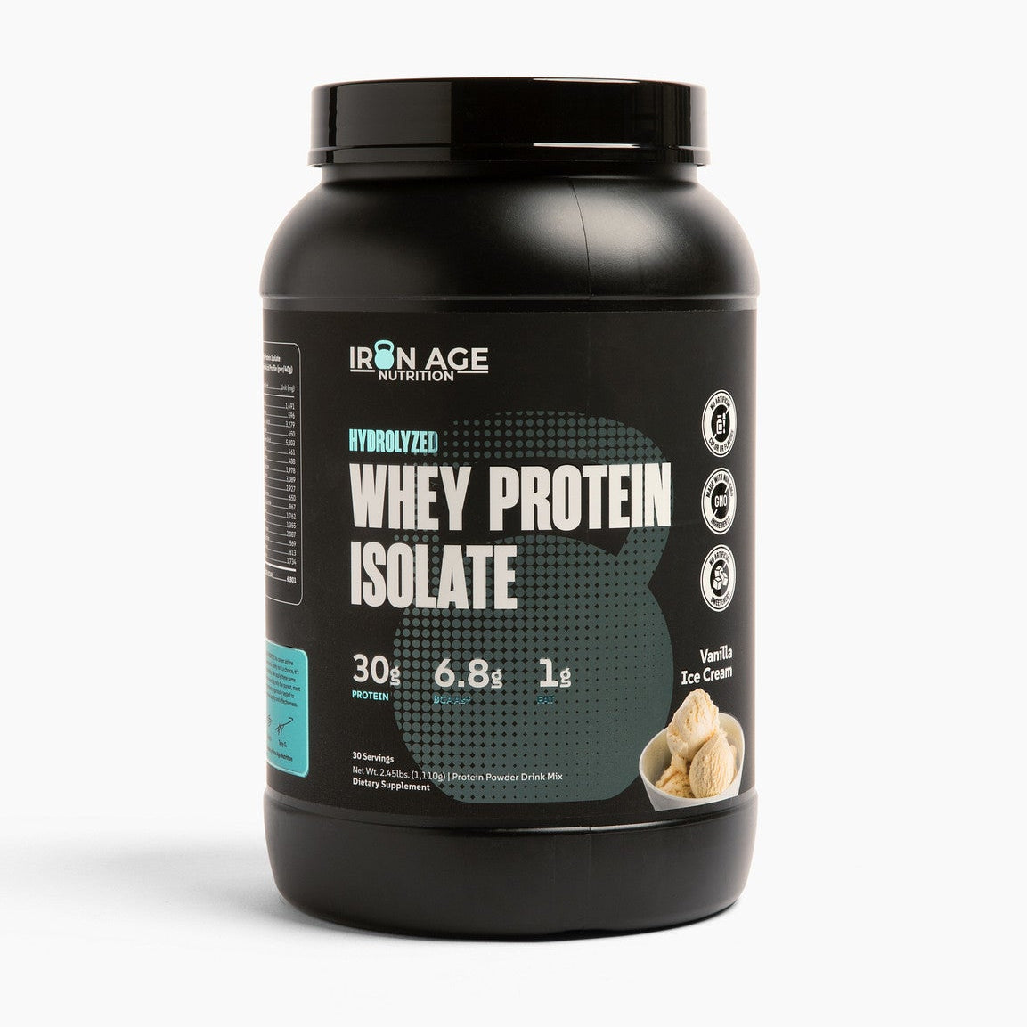 Iron Age Nutrition | Whey Protein Isolate | 30g Protein Per Serving