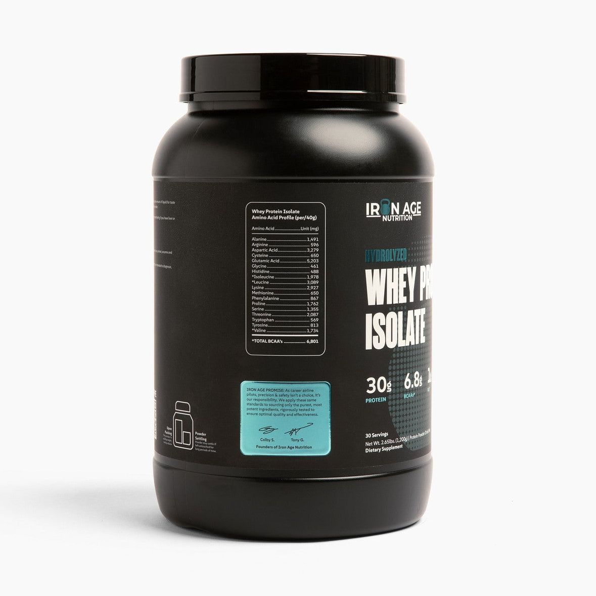 Iron Age Nutrition | Whey Protein Isolate | 30g Protein Per Serving