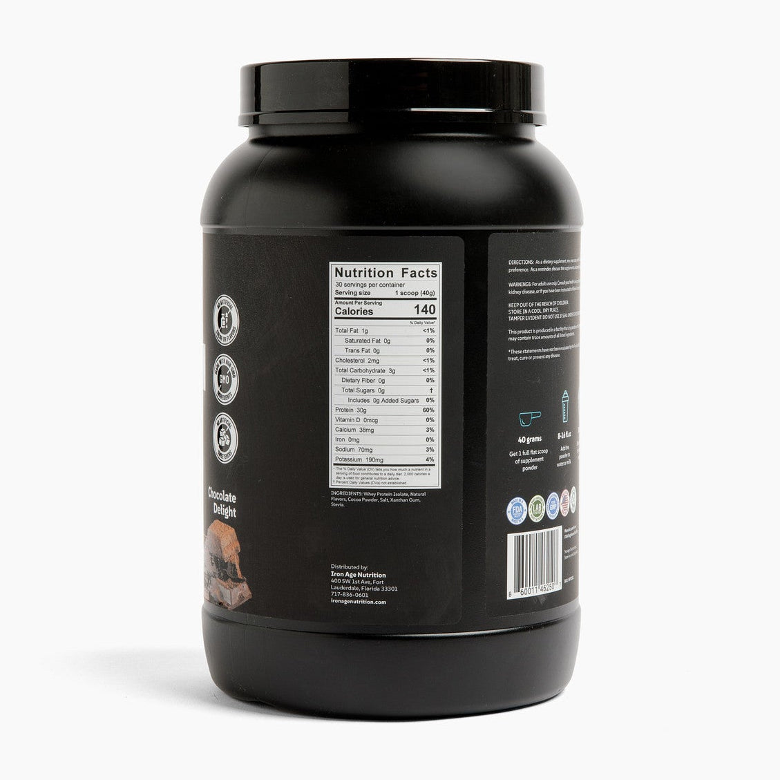 Iron Age Nutrition | Whey Protein Isolate | 30g Protein Per Serving
