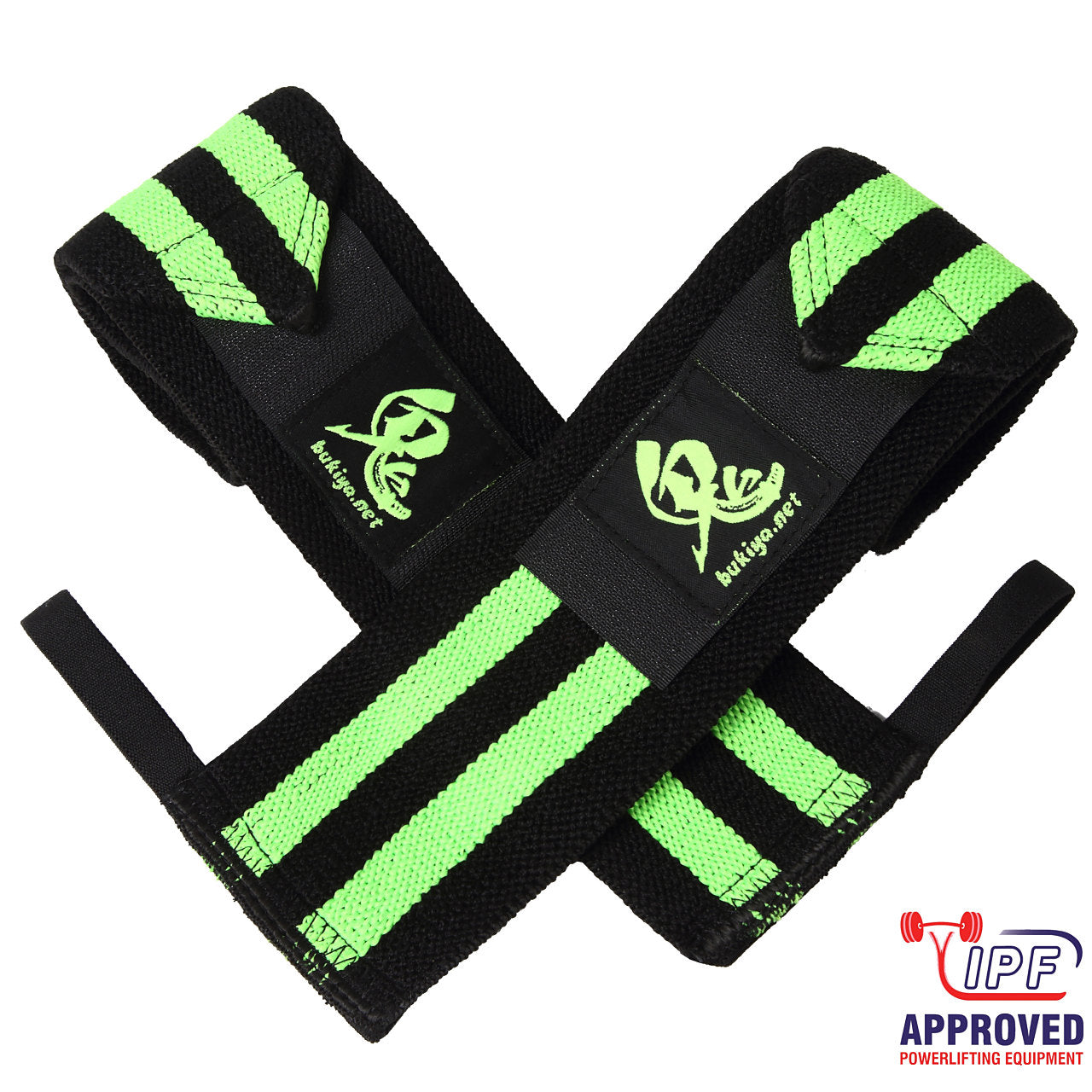 Oni Wrist Wraps IPF Approved (Black/Emerald) – MAXbarbell LLC