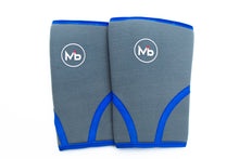 MAXbarbell Essentials Knee Sleeves - Grey/Blue