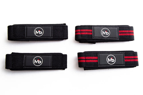 MAXbarbell Essentials Neoprene-Padded Lifting Straps (Pair)
