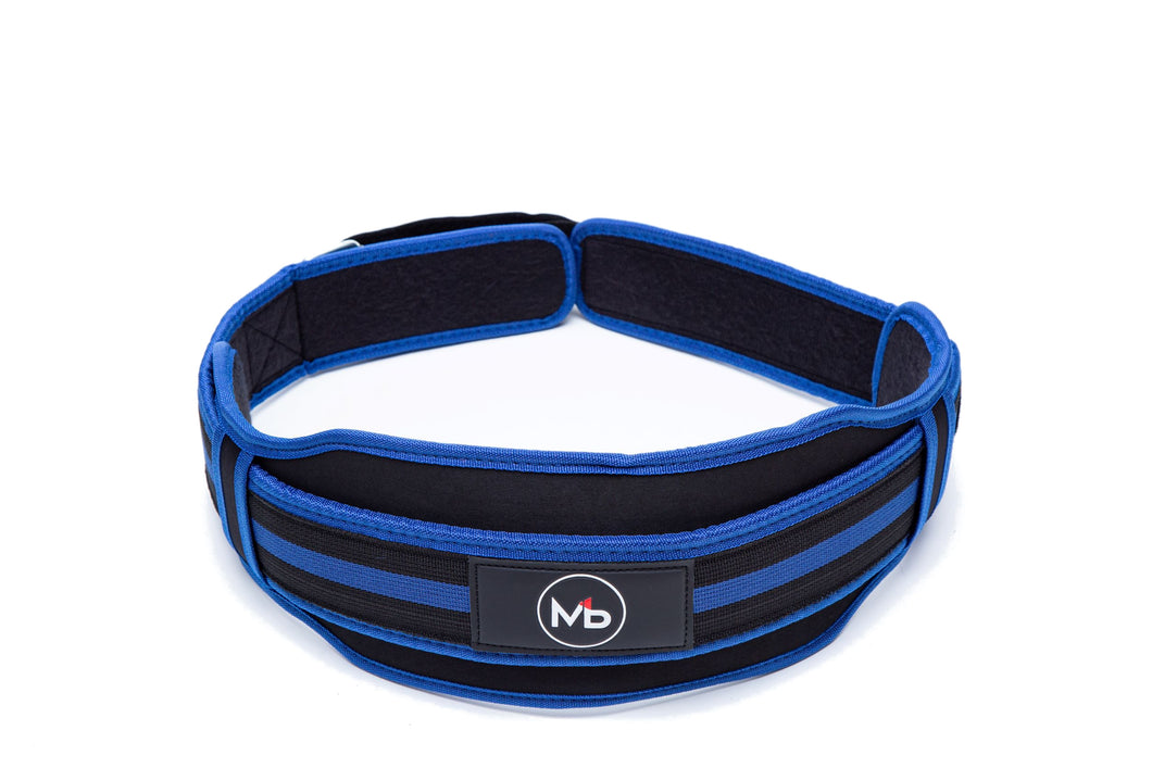 MAXbarbell Essentials - Nylon Lifting Belt - Blue